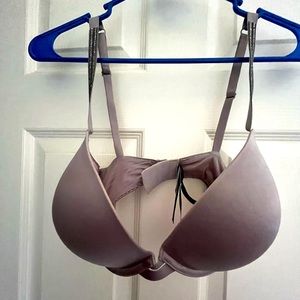 Victoria’s Secret, Very Sexy, push up bra, 32DDD, bright silver/bluish